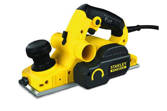 Plaina Elétrica 750 W, 16.500 rpm, largura 82 mm, profundidade de corte 2 mm. Inclui guia paralela, 2 lâminas reversíveis TCT, saco para pó, adaptador de aspiração e mala - STANLEY (FME630K-QS) - vista 1