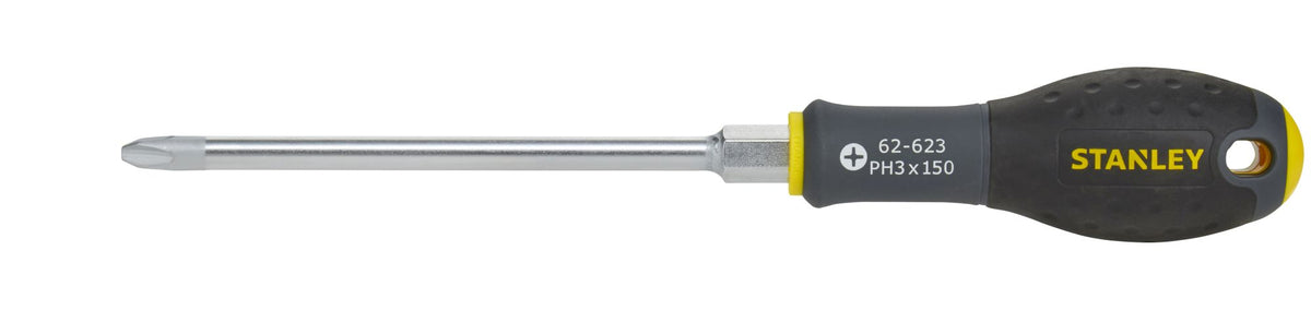 chave de fenda fatmax® phillips com porca hexagonal ph3x150mm - stanley (fmht0-62623) - fmht0-62623