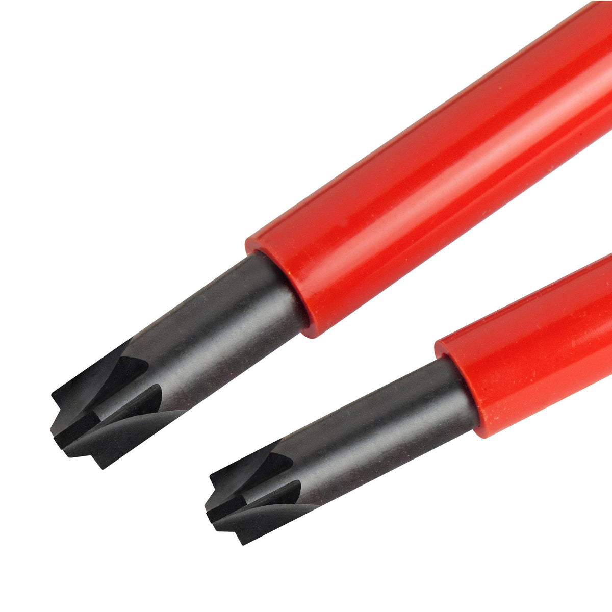 conjunto chaves de fenda eletricista isolado 1000v fatmax® borneo vde pz1x100mm, pz2x125mm - stanley (fmht0-62649) - fmht0-62649