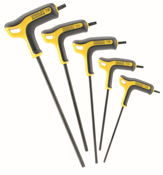 conjunto chaves fatmax® torx® pega em t - 5 unidades - stanley (fmht0-69048) - fmht0-69048