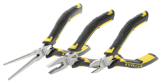 Mini Alicates FATMAX® Acção Composta - 3 Peças - Universal 120mm/Corte Diagonal 110mm/Boca Longa 150mm - STANLEY (FMHT0-80524) - vista 1