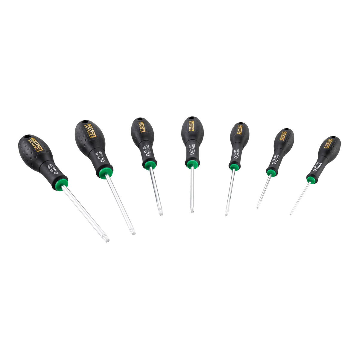 conjunto chaves de fenda fatmax® torx® t10, t15, t20, t25, t27, t30 y t40 - 7 peças - stanley (fmht65387-0) - fmht65387-0