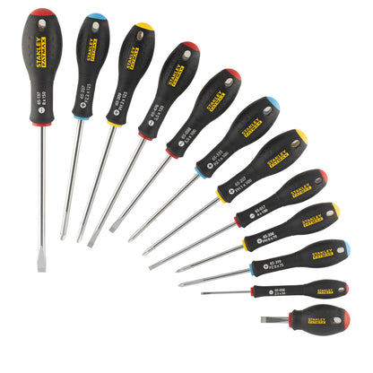 Conjunto Chaves de Fenda FATMAX® Plano/Phillips/Pozidriv - 12 Peças - STANLEY (FMHT65426-0) - vista 2