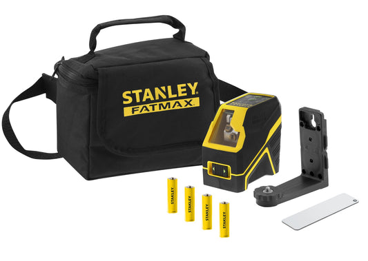 Nível laser FATMAX® Verde em cruz com pilhas alcalinas. Alcance 20m (50m com detetor) - STANLEY (FMHT77586-1) - vista 1