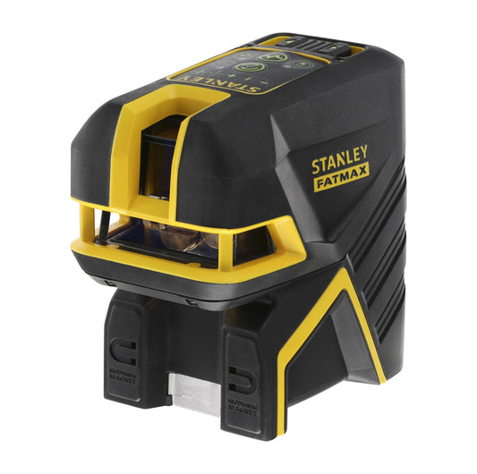 nível laser fatmax® verde em cruz + 5 pontos. alcance 30m (50m com detetor) - stanley (fmht77598-1) - fmht77598-1