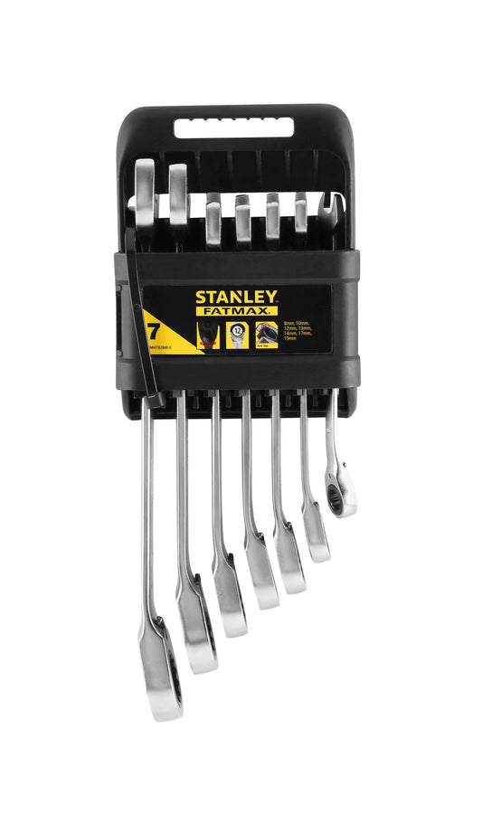 conjunto de chaves de roquete fatmax® reversibles - 7 peças - stanley (fmmt82848-0) - fmmt82848-0