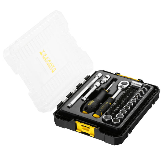 Conjunto Roquete y Chaves de Caixa FATMAX® PRO-STACK™ 1/4' Pontas - 48 Peças - STANLEY (FMMT98101-0) - vista 1