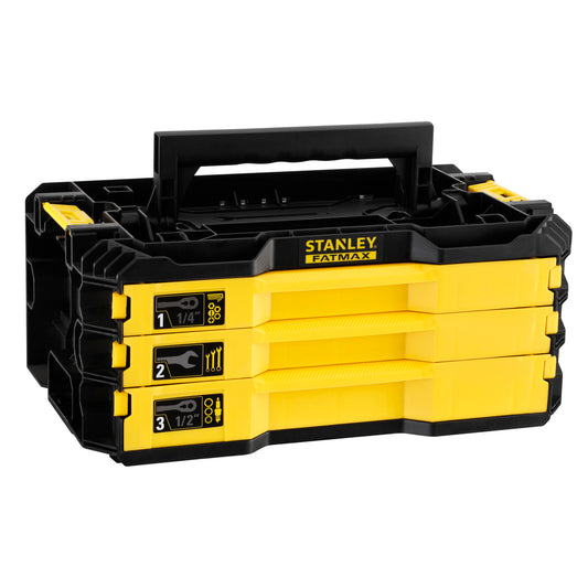 Conjunto de Gavetas FATMAX® com Ferramentas 1/2', 1/4' - 126 Peças - STANLEY (FMMT98107-1) - vista 1