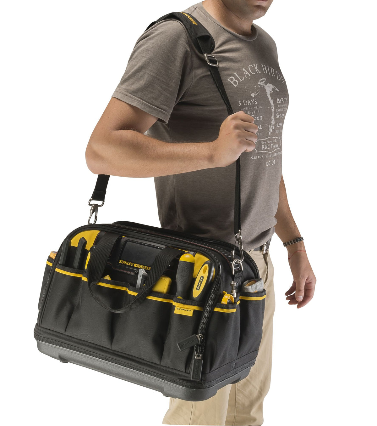 bolsa ferramentas fatmax® multiacceso - 17"/43cm - stanley (fmst1-73607) - fmst1-73607