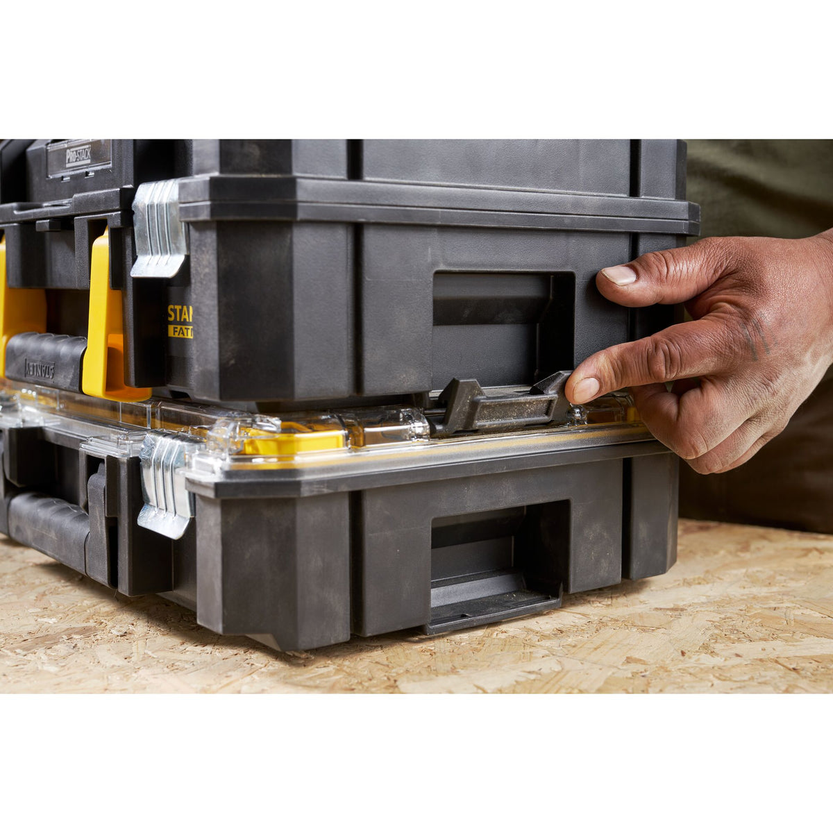 twin pack organizador fatmax® pro-stack™ grande capacidade - stanley (fmst82967-9) - fmst82967-9