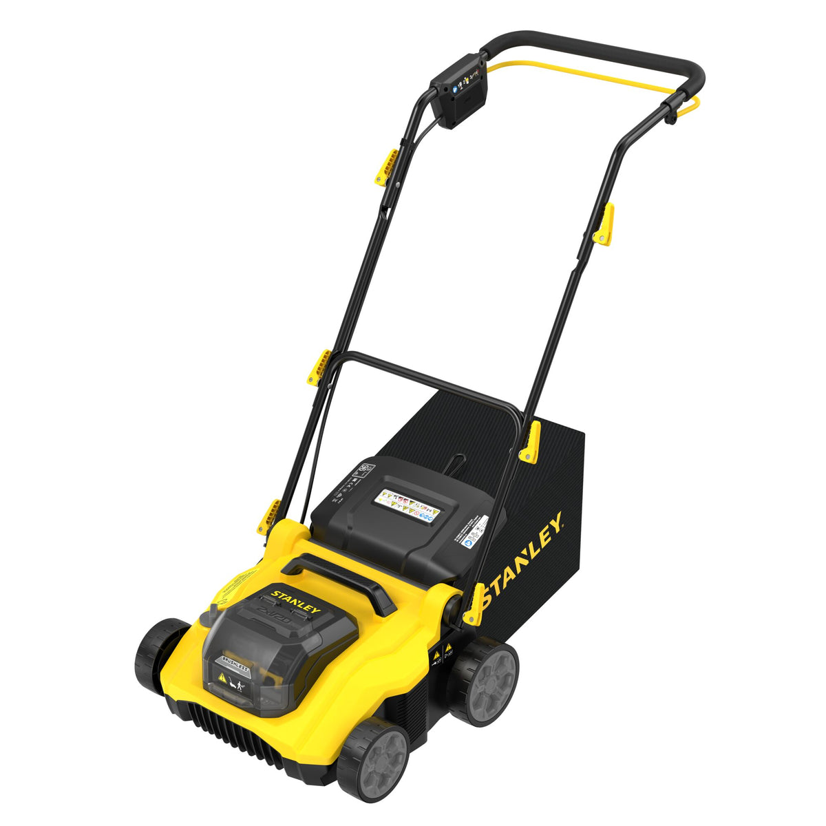 Escarificador sem escovas V20 Li-Ion 2x18V 38cm com 2 baterias 4Ah - STANLEY (SCOEP3801M2-QW) - vista 3