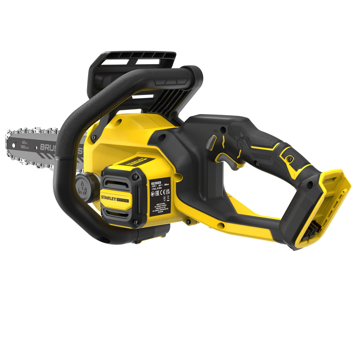 motosserra sem escovas v20 li-ion 18v 30cm sem bateria/carregador - stanley (sfmccs730b-xj) - sfmccs730b-xj