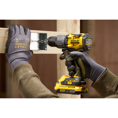 COMBO KIT: Berbequim com percussão BRUSHLESS V20 80Nm SFMCD726 + Aparafusador de impacto BRUSHLESS V20 230Nm SFMCF830 com 2 baterias de Li-Ion de 2Ah, carregador 2A e mala Pro-Stack - STANLEY (SFMCK211D2T-QW) - vista 4