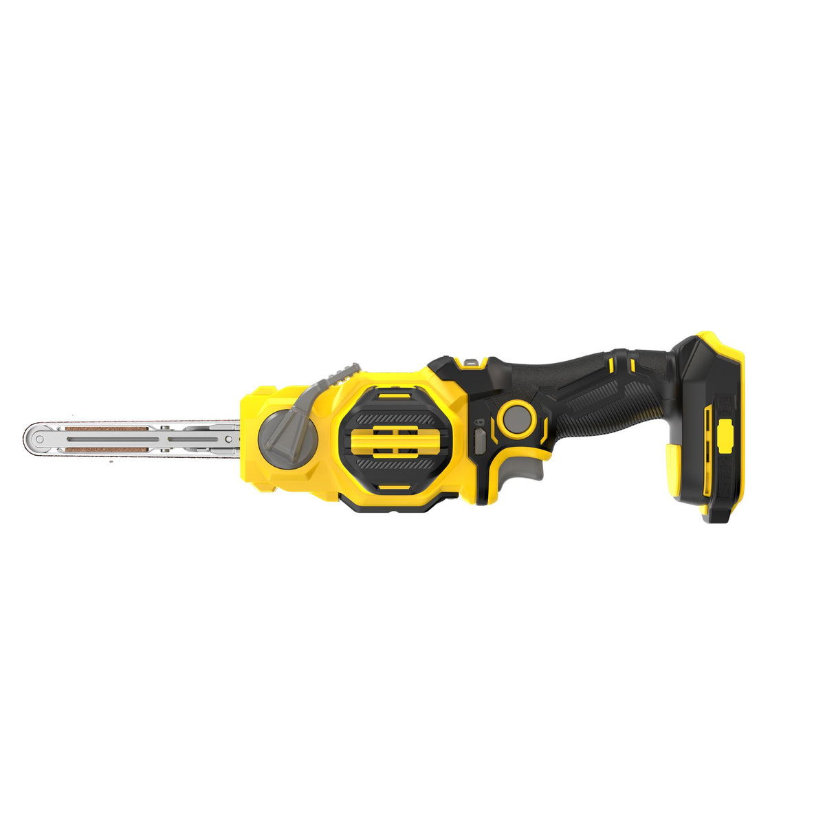 Lixadora de Rolos 13mm V20 Li-Ion 18V, velocidade 0 - 1200 m/min, tamanho da cinta 13 x 475 mm. Sem carregador/bateria - STANLEY (SFMCE210B-XJ) - vista 2