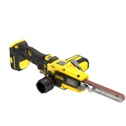 Lixadora de Rolos 13mm V20 Li-Ion 18V, velocidade 0 - 1200 m/min, tamanho da cinta 13 x 475 mm. Sem carregador/bateria - STANLEY (SFMCE210B-XJ) - vista 3