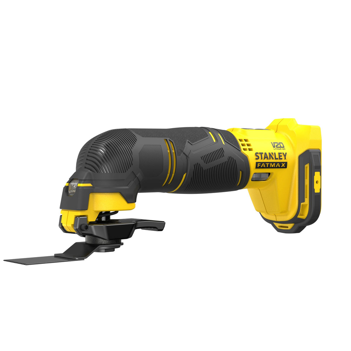 Multi-Ferramenta Oscilante V20 Li-Ion 18V, velocidade variável 8.000 - 18.000 opm, ángulo de oscilação 1,4°/2,8°. Sem carregador/bateria. Inclui 14 acessórios. Sem carregador/bateria - STANLEY (SFMCE500B-XJ) - vista 1