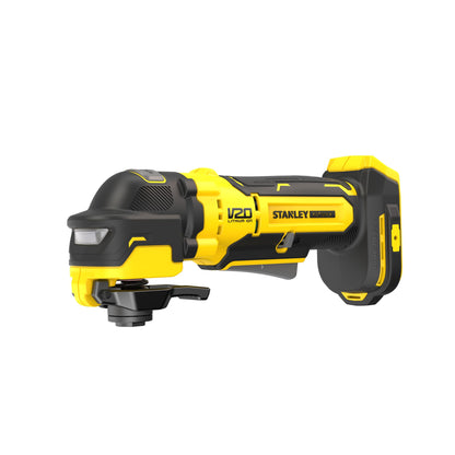 Multi-Ferramenta Oscilante BRUSHLESS V20 Li-Ion 18V, velocidade variável 0 - 19.000 opm, ángulo de oscilação 1.6°/3.2°. Inclui 14 acessórios. Sem carregador/bateria - STANLEY (SFMCE510B-XJ) - vista 1
