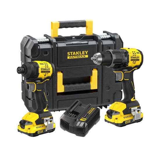 Aspirador Sólidos e Escova V20 Li-Ion 18V 2em1. Inclui 1 bateria Li-Ion 2Ah e carregador 2A - STANLEY (SFMCVS001D1-QW) - vista 1