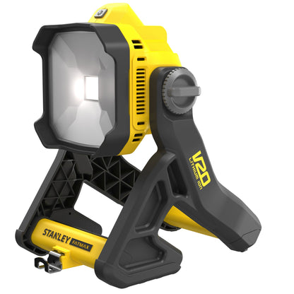 Luz de Área V20 Li-Ion 18V, 2 configurações de intensidade: 1.825 lúmenes em alta/650 lúmenes em baixa, rosca para tripé. Sem carregador/bateria - STANLEY (SFMCL030B-XJ) - vista 1