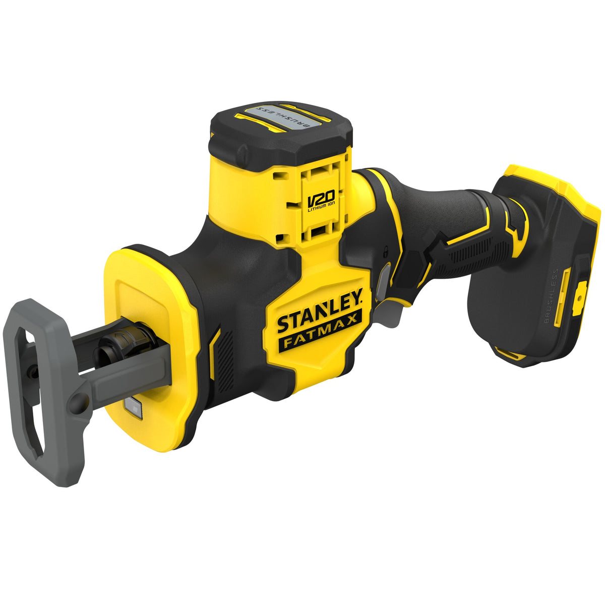 Mini-Serra Sabre BRUSHLESS V20 Li-Ion 18V, velocidade 0 - 2.800 cpm, dimensão do golpe 19mm. Sem carregador/bateria. - STANLEY (SFMCS305B-XJ) - vista 3
