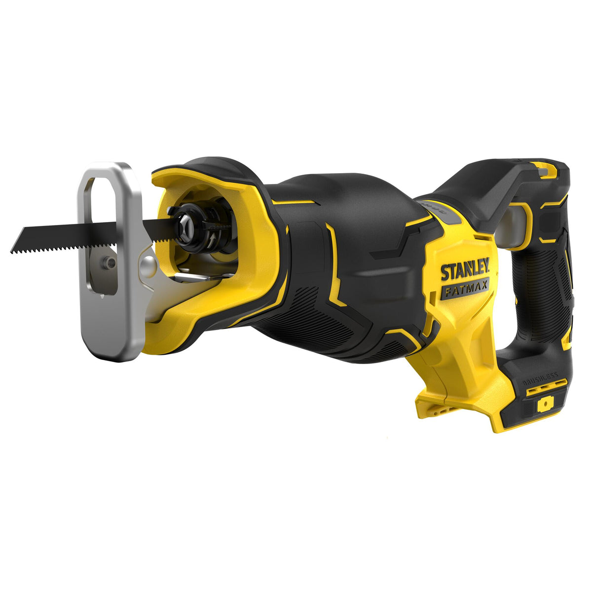 Serra Sabre BRUSHLESS V20 Li-Ion 18V, 2 velocidades 0 - 2.300/3.000 cpm, dimensão do golpe 29mm. Sem carregador/bateria. - STANLEY (SFMCS310B-XJ) - vista 4