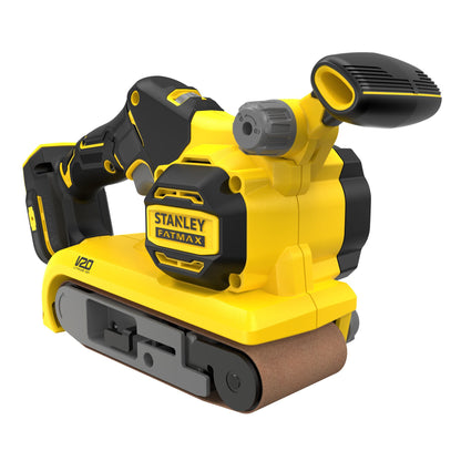 Lixadora de Rolos BRUSHLESS V20 Li-Ion 18V, velocidade variável 180 - 280 m/min, tamanho da cinta 75 x 475 mm. Sem carregador/bateria - STANLEY (SFMCW223B-XJ) - vista 1