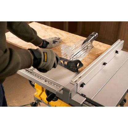 Serra de Mesa 1.800 W, disco Ø254 mm, 4.800 rpm, corte 80 mm a 90° e 50 mm a 45°, extensão de guia 660 mm, peso 28,8 kg. Inclui disco TCT 60 dentes, guia paralela, empurrador, pinça, chave e aspiração - STANLEY (SST1800-QS) - vista 4