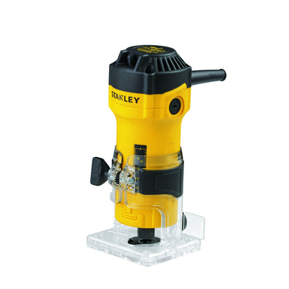 Faceadora 550W 6mm , velocidade 35.000 rpm, máx diâmetro fresa 26mm. Inclui fresa reta, 2 chaves, guia paralela, guia de corte e gabarito - STANLEY (ST55-QS) - vista 1