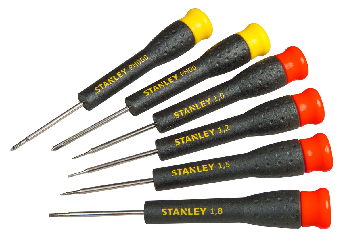 Conjunto Chaves de Fenda Precisão Pequenhos Plano/Phillips - 6 Peças - STANLEY (STHT0-62631) - vista 1