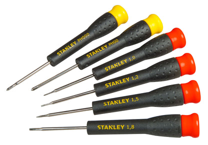 Conjunto Chaves de Fenda Precisão Pequenhos Plano/Phillips - 6 Peças - STANLEY (STHT0-62631) - vista 1