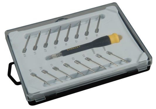 Conjunto Chaves de Fenda Precisão 16 Pontas Intermutáveis Phillips/Plano/Hexagonais/Torx® - STANLEY (STHT0-62633) - vista 1