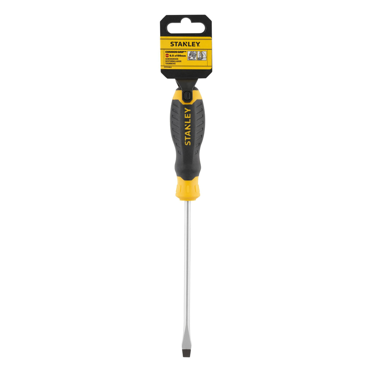 chave de fenda cushion grip® plano 6,5mmx150mm - stanley (stht16148-0) - stht16148-0