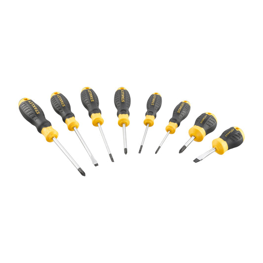 Conjunto de Chaves de Fenda CUSHION GRIP® Phillips/Plano- 8 Peças - STANLEY (STHT16167-0) - vista 1
