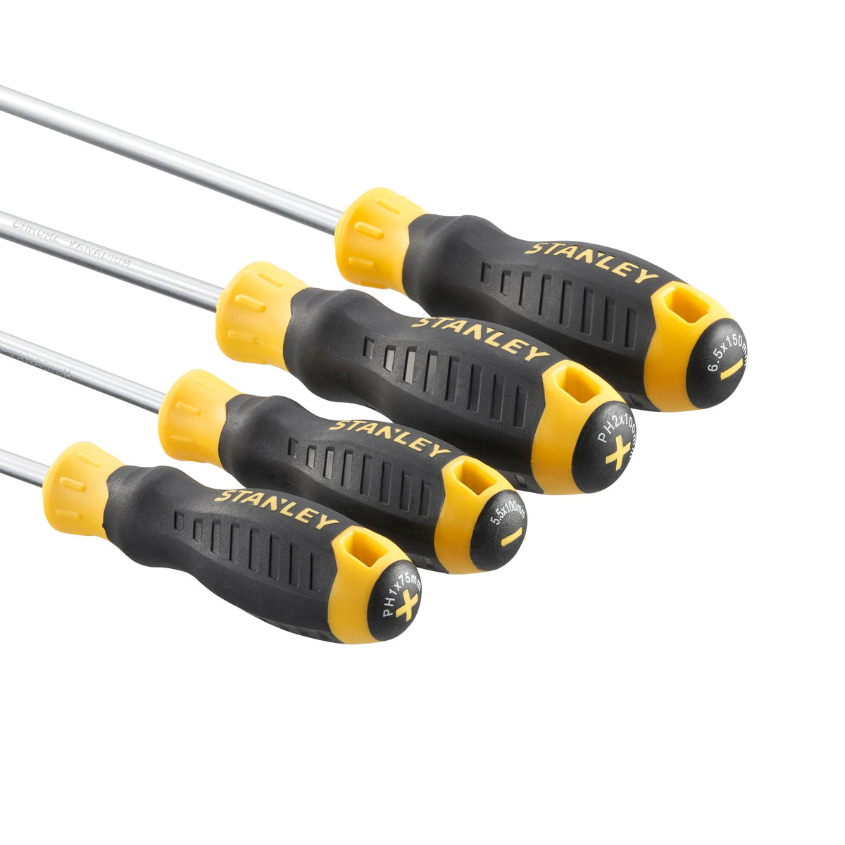 Conjunto de Chaves de Fenda CUSHION GRIP® Phillips/Plano/Mecánico - 4 Peças - STANLEY (STHT16169-0) - vista 3