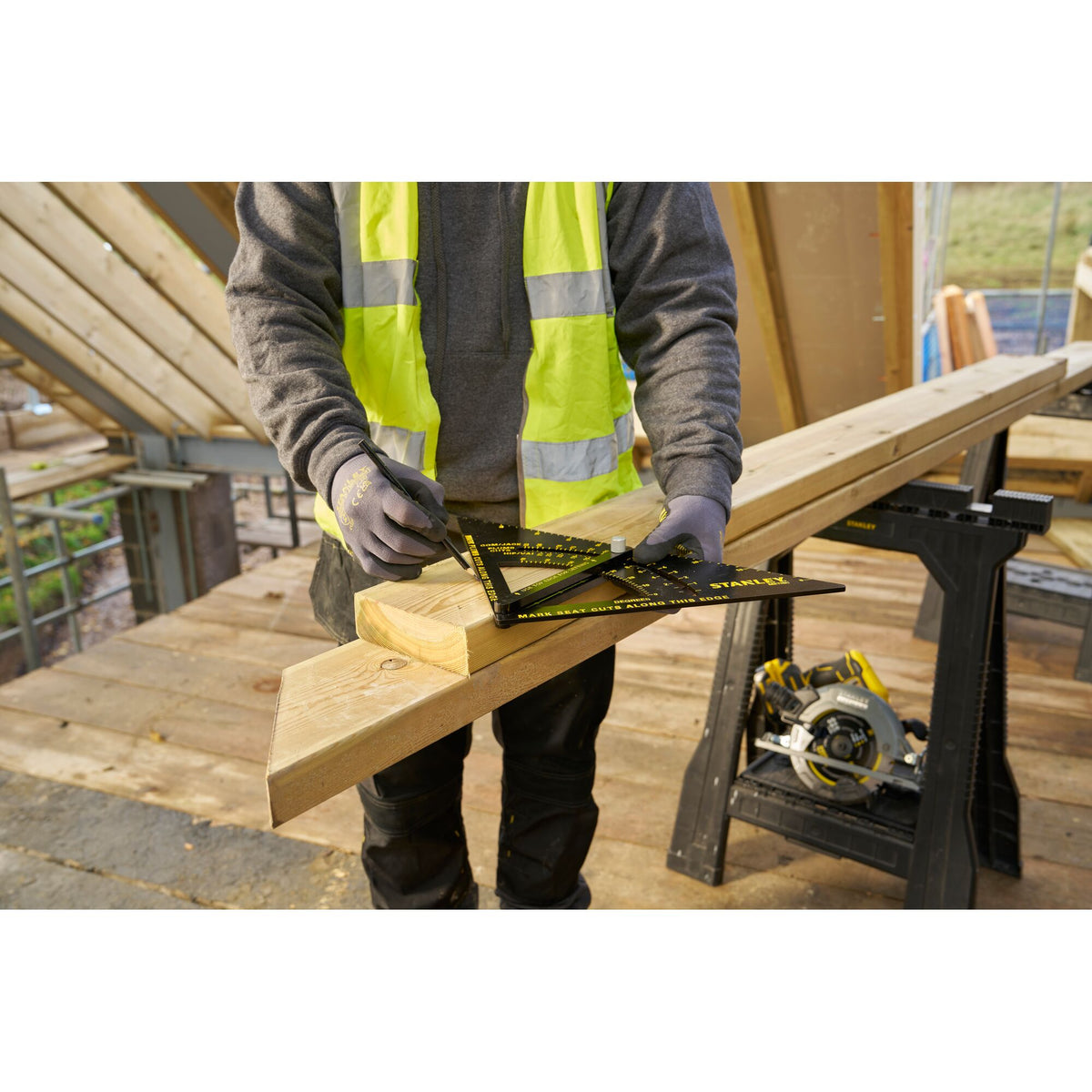 esquadra rápida fatmax® ajustável 300mm - stanley (stht46054-0) - stht46054-0