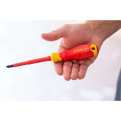 conjunto chaves de fenda eletricista isolado 1000v fatmax® pozidriv/phillips - 2 peças - stanley (stht60030-0) - stht60030-0