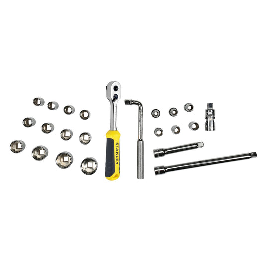 Módulo de Mecânica Métrica TRANSMODULE SYSTEM™ 1/2' Chaves de Caixa - 23 Peças - 6 Pontas - STANLEY (STMT1-74173) - vista 1