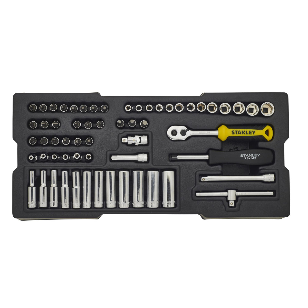 Módulo de Mecânica Métrica TRANSMODULE SYSTEM™ 1/4' - 60 Peças - STANLEY (STMT1-74175) - vista 1