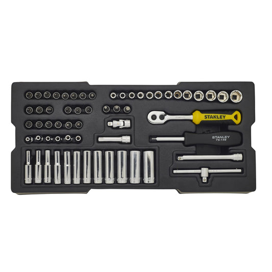 Módulo de Mecânica Métrica TRANSMODULE SYSTEM™ 1/4' - 60 Peças - STANLEY (STMT1-74175) - vista 1