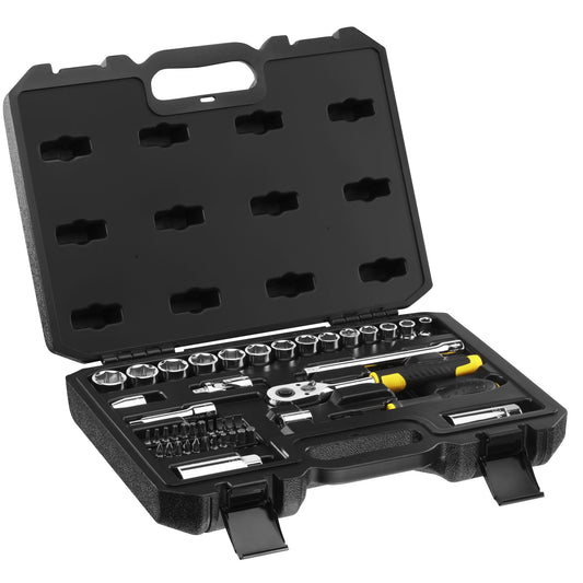 conjunto de chaves de caixa 3/8" - 45 peças - stanley (stmt82829-1) - stmt82829-1