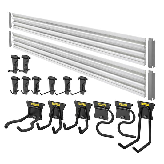 TRACKWALL™ SYSYEM - 20 Peças - 2 Raíles/18 Ganchos - STANLEY (STST22000-1) - vista 1